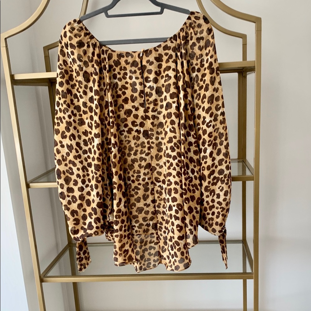 Leopard Print Blouse - image 4